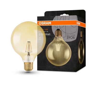 1906 LEDISON 6.5W 2400K Globe LED Ampul - LEDVANCE