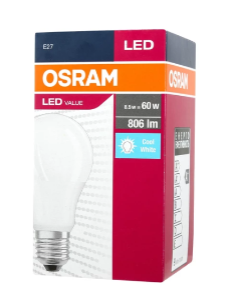 Value CLA60 8.5W 6500K E27 LED Ampul