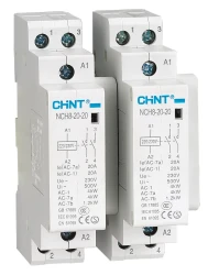NCH8 SERİSİ SESSİZ KONTAKTÖR 2x63A 2NA 220230 V AC BOBİNLİ - 1