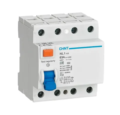 NL1 SERİSİ A TİPİ 4x40A 300mA KAÇAK AKIM RÖLESİ 10kA ÇİFTLİ BARA - 1
