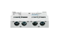 NS2 SERİSİ İÇİN YARDIMCI KONTAK ÜSTÜNE MONTAJ NS AE11 1NA+1NK - 1