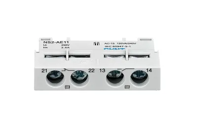 NS2 SERİSİ İÇİN YARDIMCI KONTAK ÜSTÜNE MONTAJ NS AE11 1NA+1NK - 1