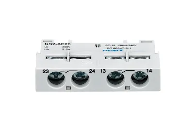 NS2 SERİSİ İÇİN YARDIMCI KONTAK ÜSTÜNE MONTAJ NS AE20 2NA - 1