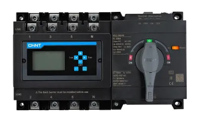 NXZM SERİSİ 4x160A OTOMATİK TRANSFER ŞALTERİ KORUMASIZ CLASS PC - 1