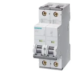 5SY5 DC KARAKTERLİ C TİPİ 2x10A 10kA 2FAZLI 440V DC - 400V AC OTOMAT - 1