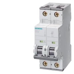 5SY5 DC KARAKTERLİ C TİPİ 2x63A 10kA 2FAZLI 440V DC - 400V AC OTOMAT - siemens